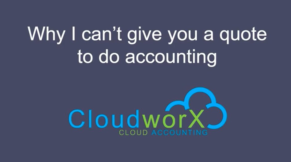Watch our YouTube Video:   Getting an accurate accounting quote